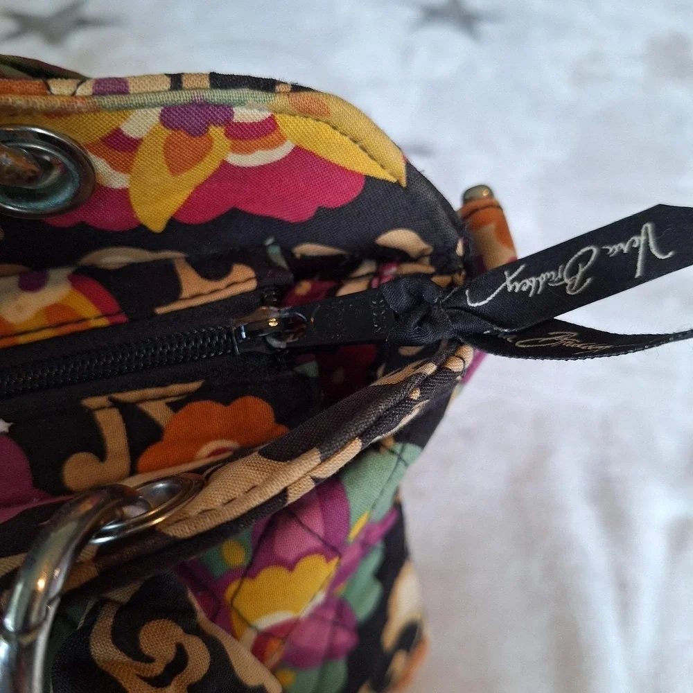 Vera Bradley Suzani Quilted Purse Sachel Bag Pretty Late Summer Early Fall Color